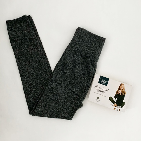 Britt's Knit Basics Grey Lined Leggings NWT - SM - Picture 8 of 9